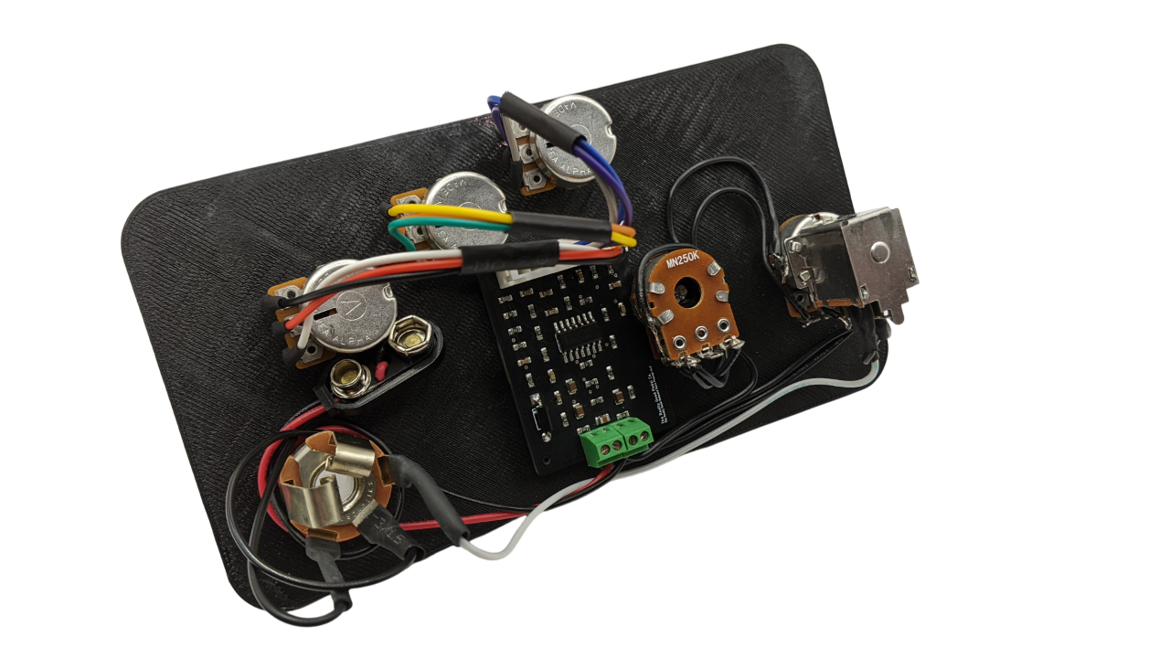 The Really Good Onboard Preamp Prewired 250K Volume/Blend